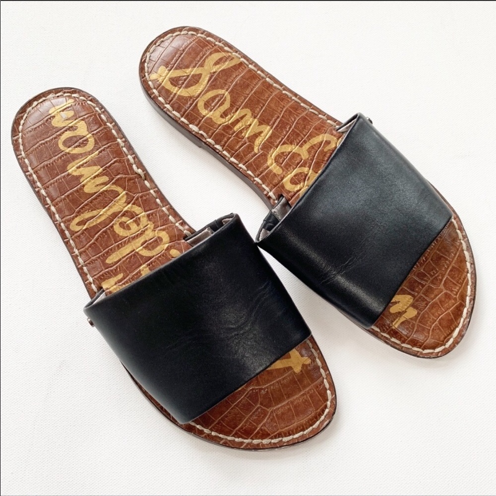 Sam Edelman Black Slide Sandals